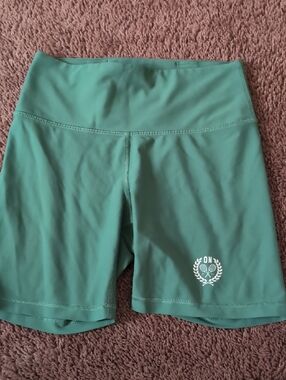 Old Navy Teal High-Rise Bike Shorts
